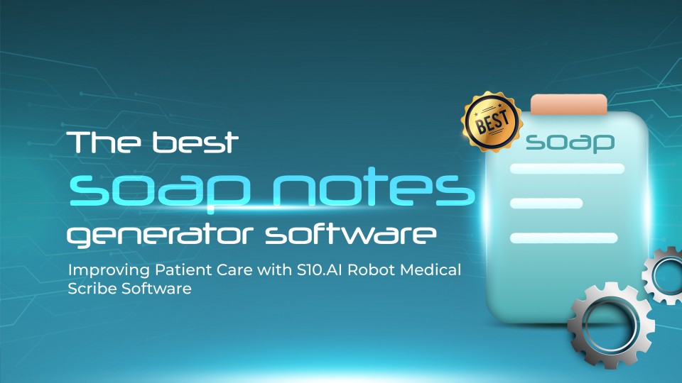 The Best SOAP Note Generator Software: Improving Patient Care With S10.AI Robot Medical Scribe Software