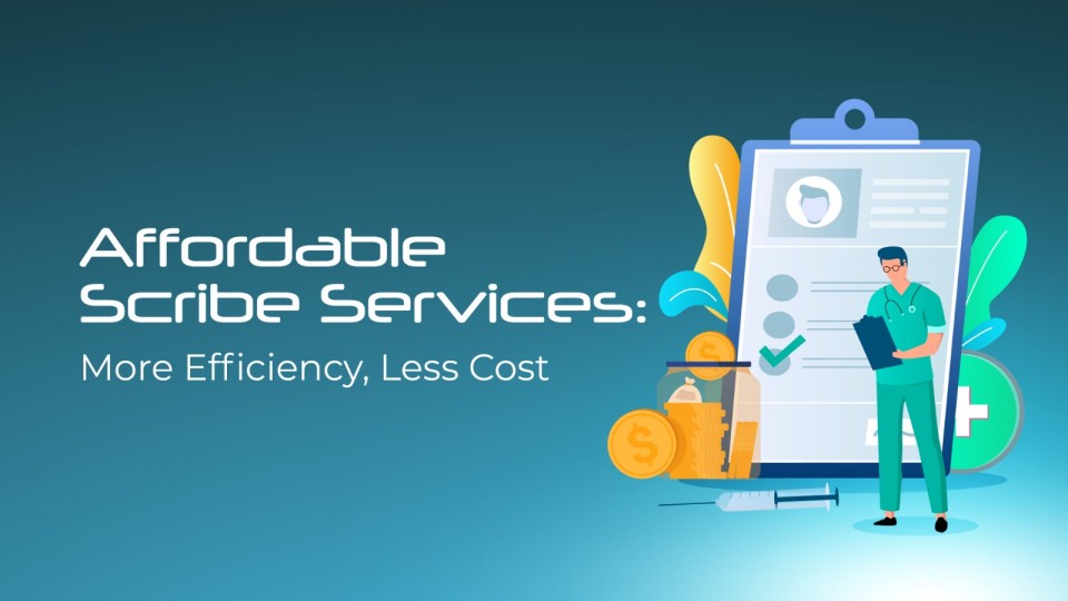 Affordable Scribe Services- More Efficiency, Less Cost 
