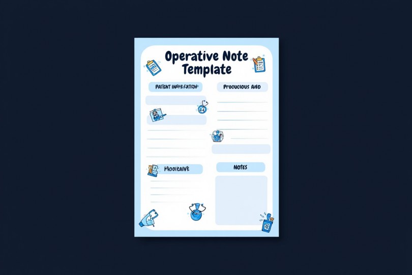 Operative Note Template with Examples