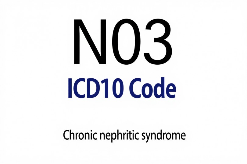 N03: ICD10 Code for Chronic nephritic syndrome
