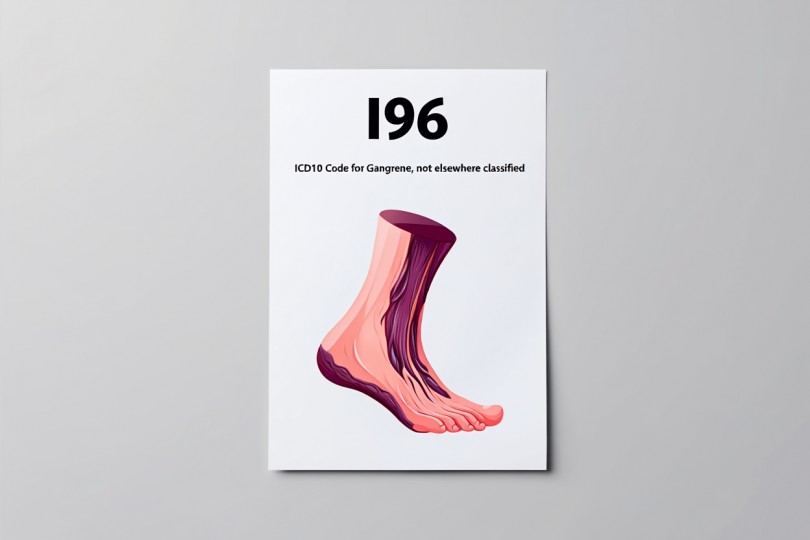 I96: ICD10 Code for Gangrene, not elsewhere classified