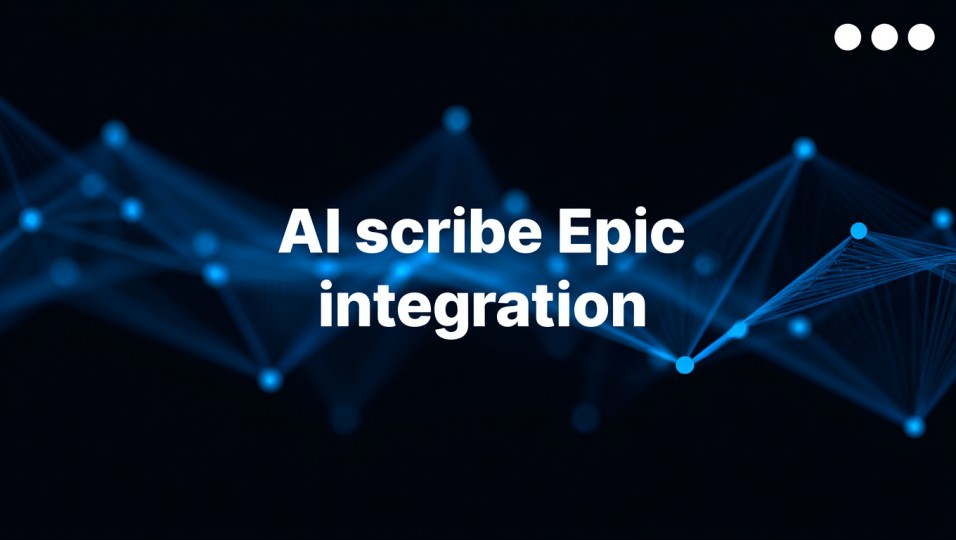 AI scribe Epic integration