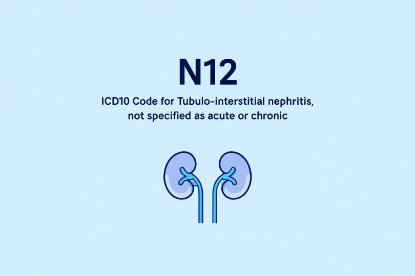 N12: ICD10 Code for Tubulo-interstitial nephritis, not specified as ...