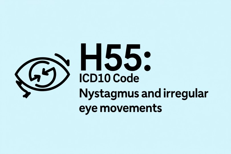 H55: ICD10 Code for Nystagmus and irregular eye movements