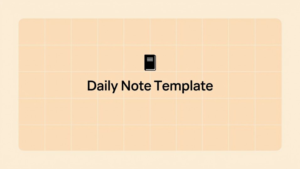 Daily Note Template