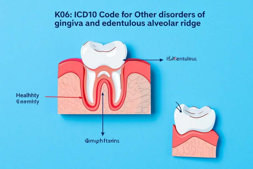 K05 K06: ICD10 Code for Other disorders of gingiva and edentulous alveolar ...