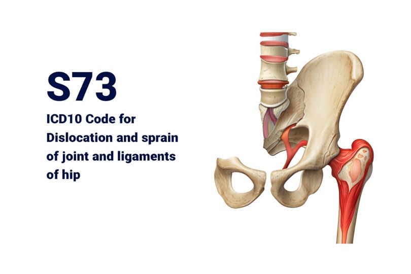 S43 S73: ICD10 Code for Dislocation and sprain of joint and ligaments of hip