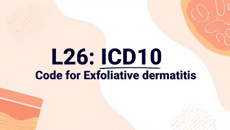 L26: ICD10 Code for Exfoliative dermatitis