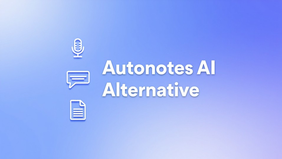 Autonotes AI Alternative
