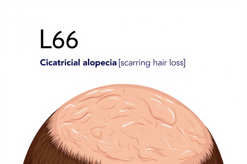 L66: Cicatricial alopecia [scarring hair loss]