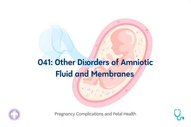 O41: Other disorders of amniotic fluid and membranes