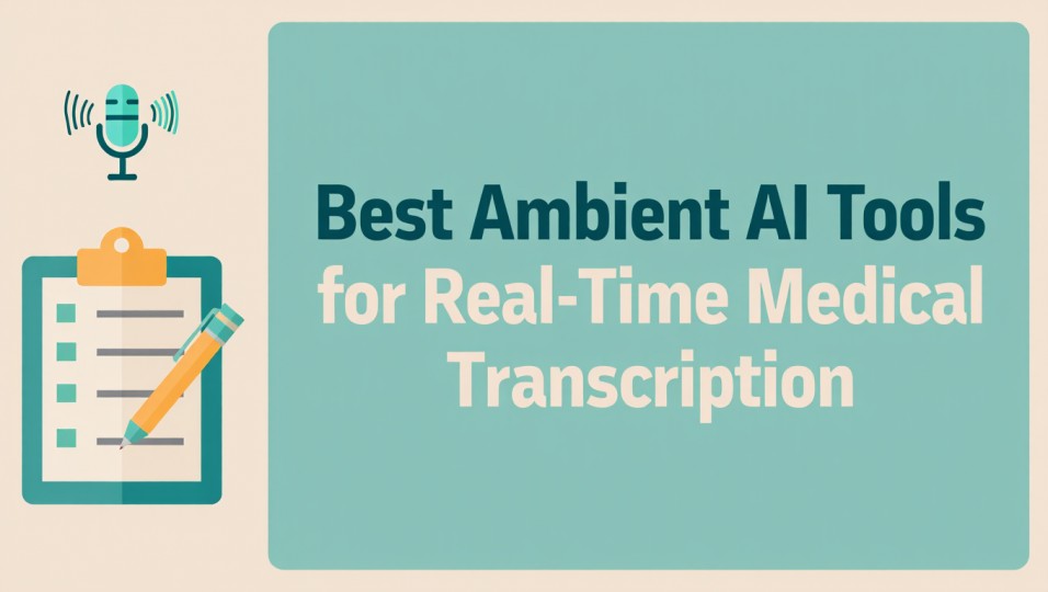 Best Ambient AI Tools for Real-Time Medical Transcription