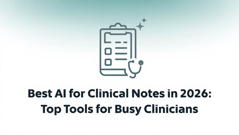 Best AI for Clinical Notes in 2026: Top Tools for Busy Clinicians