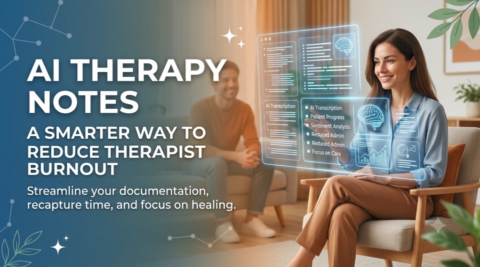AI Therapy Notes: A Smarter Way to Reduce Therapist Burnout