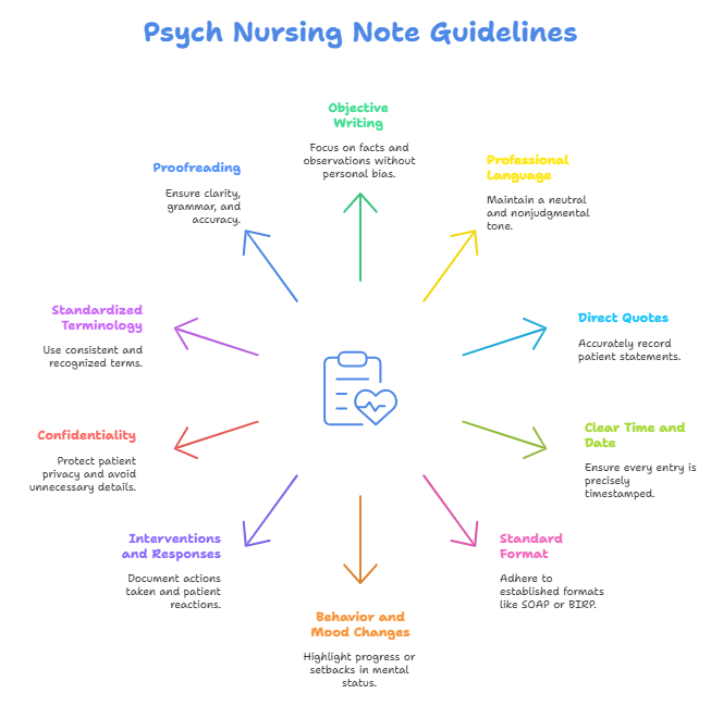 psychiatric nursing notes